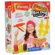 Play-Dough: Heroes Hot dog 8-delni komplet plastelina