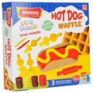 Play-Dough: Heroes Hot dog in vafelj 11-delni komplet plastelina