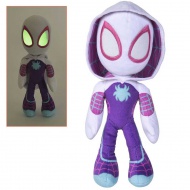 Plišasta figurica Marvel: Amazing Friends - Spiderman Ghost Spiderz očmi, ki se svetijo v temi 25 cm