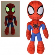 Plišasta figurica Marvel: Amazing Friends - Spiderman Spidy z očmi, ki se svetijo v temi 25 cm