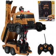 Preoblikovalni  žerjav avtomobil Autobot Titan robot na daljinsko upravljanje RC 27 MHz 26 cm