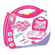 Pretty Princess pink lepotni komplet v prenosni torbi z dodatki