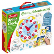 Quercetti: Montessori Primo Clock poučna igrača