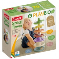 Quercetti: Play Bio Spiral Tower 46-delna steza za kroglice