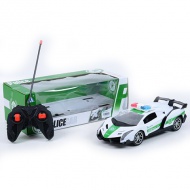 RC Lamborghini policijsko športno vozilo na daljinsko upravljanje s svetlobnimi efekti v merilu 1/16