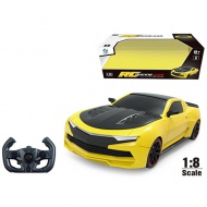 RC XXL Chevrolet Camaro rumeno-črni športni avtomobil na daljinsko vodenje v merilu 1:8