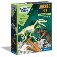 Science&amp;Play: Archeofun Svetleči Velociraptor Arheološki set - Clementoni