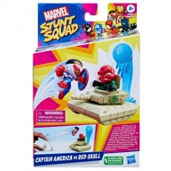 Set lansirne igrače Marvel Stunt Squad: Stotnik Amerika vs. Rdeča lobanja - Hasbro