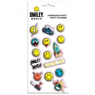 Smiley Set 3D reliefnih nalepk na listu 10x22cm