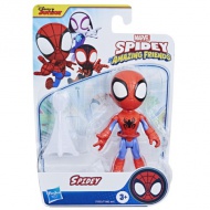 Spider-Man: Spidey in njegovi neverjetni prijatelji 10 cm igralna fig. Spidey z dodatkom - Hasbro