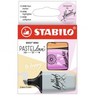 Stabilo: Boss Mini Pastellove 3-delni set označevalcev teksta