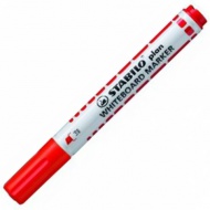 Stabilo: Plan WhiteBoard marker Rdeči flomaster za tablo z odrezano konico