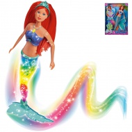 Steffi Love: Lutka sirena z mavrično svetlečimi plavutmi 29 cm - Simba Toys