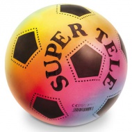 Super Tele Rainbow BioBall gumijasta žoga 23cm - Mondo Toys