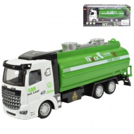 Super Truck: Kamion cisterna v zeleni barvi 20 cm