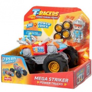 T-Racers: Mega Striker super terensko vozilo s figurico 2 v 1