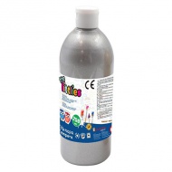 Tempera barvica The Littlies: srebrne barve 250 ml