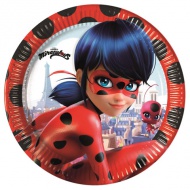 Zgodbe Ladybug in Cat Noir 8-delni komplet papirnatih krožnikov 23cm