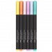 6-delni set barvnih flomastrov Faber-Castell: Black Edition pastelne barve