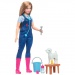 Barbie: 65. obletnica kariere igralni set - Veterinarska lutka z dodatki - Mattel