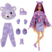 Barbie: Cutie Reveal presenečenje punčka Care Bears - Share Bear - Mattel