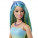 Barbie Dreamtopia: Princeska lutka v modri obleki s metulji - Mattel