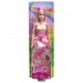 Barbie Dreamtopia: Princeska lutka v roza obleki s metulji - Mattel