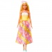 Barbie Dreamtopia: Princeska lutka v rumeno-roza obleki s metulji - Mattel