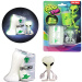 Glown Fun Slime Alien: Fluorescenčna sluz v oljnem sodu z vesoljčkom figurico