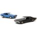 Hitri in drzni: 1969 Chevrolet Camaro in 1968 Dodge Charger Widebody 2-delni paket 1/32 merilo - Jada Toys