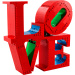 LEGO® ART: LOVE dekorativni napis (31214)