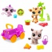 Littlest Pet Shop: 3-delni komplet figuric, serija 1 - Safari