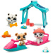 Littlest Pet Shop: Snežni dan 3-delni komplet figuric, serija 2