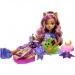 Monster High: Creepover Party Clawdeen Wolf lutka z dodatki - Mattel