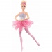 Barbie®: Bleščeča mavrična balerina s svetlimi lasmi in lučjo - Mattel