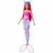 Barbie® Fairytale: Spremenljiva lutka sirena 2023 z dodatki - Mattel