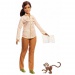 Barbie: National Geographic Lutka z opico - Mattel