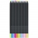 Faber-Castell: Black Edition Pastel 12-delni set barvnih svinčnikov