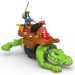 Fisher-Price: Imaginext Krokodil in Kapitan Kljuka Igralni komplet - Mattel