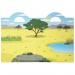 Komplet zabuhlih nalepk Safari - Melissa &amp; Doug