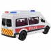 RC daljinsko vodeni beli policijski minibus s svetl. učinki 2,4GHz merilo 1/12 30 cm