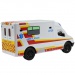 RC daljinsko vodeni beli reševalni Ambulance avtomobil svetl. učinki 2,4GHz merilo 1/12 30 cm